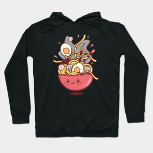 Kawaii ramen cat Hoodie